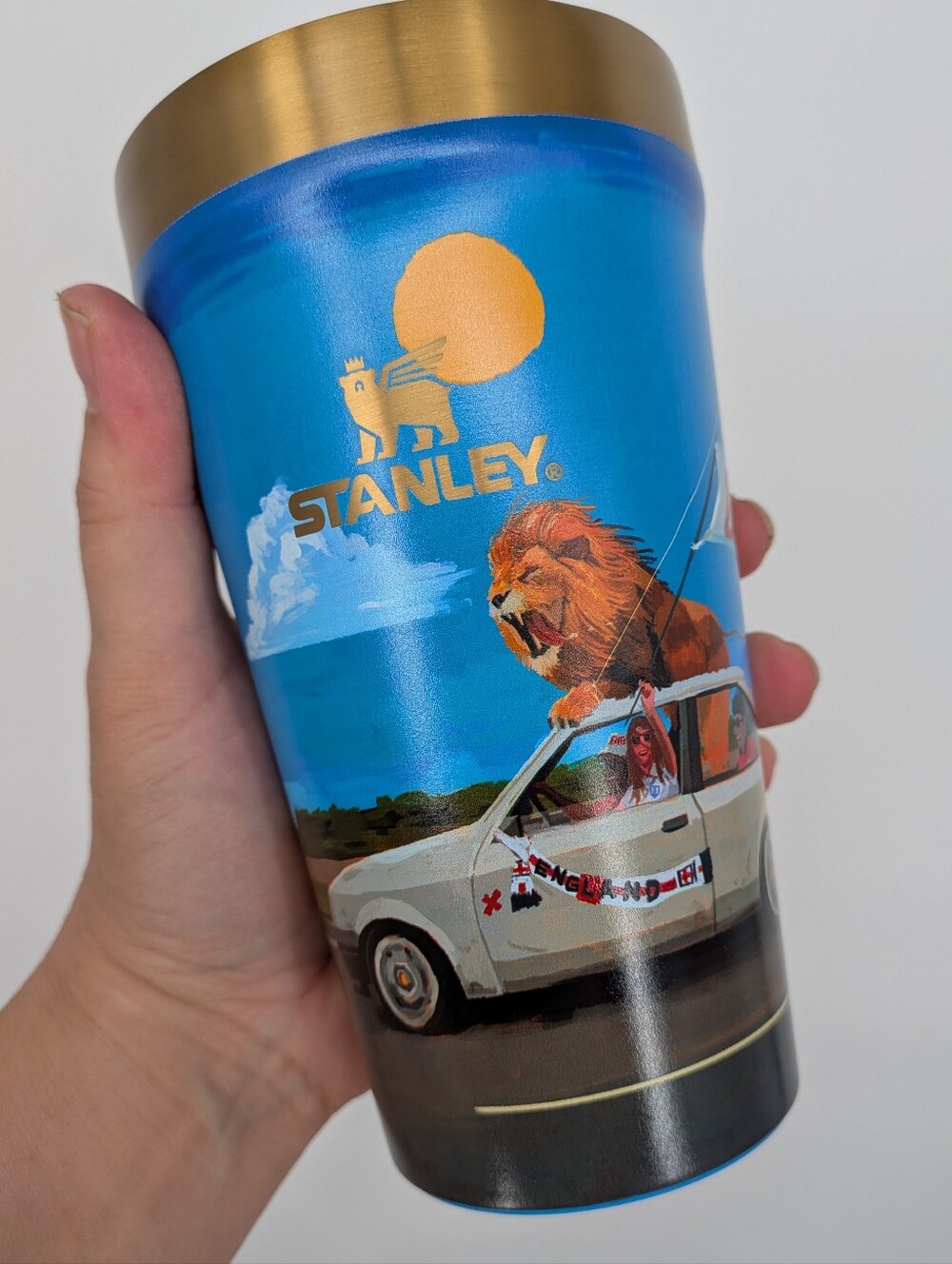 NEW Stanley Fútbol Artist Collection Everyday Tumbler cup 16OZ England original